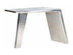 Silver metal desk/table 112x50x76 cm 02 0023970 KTYL04625