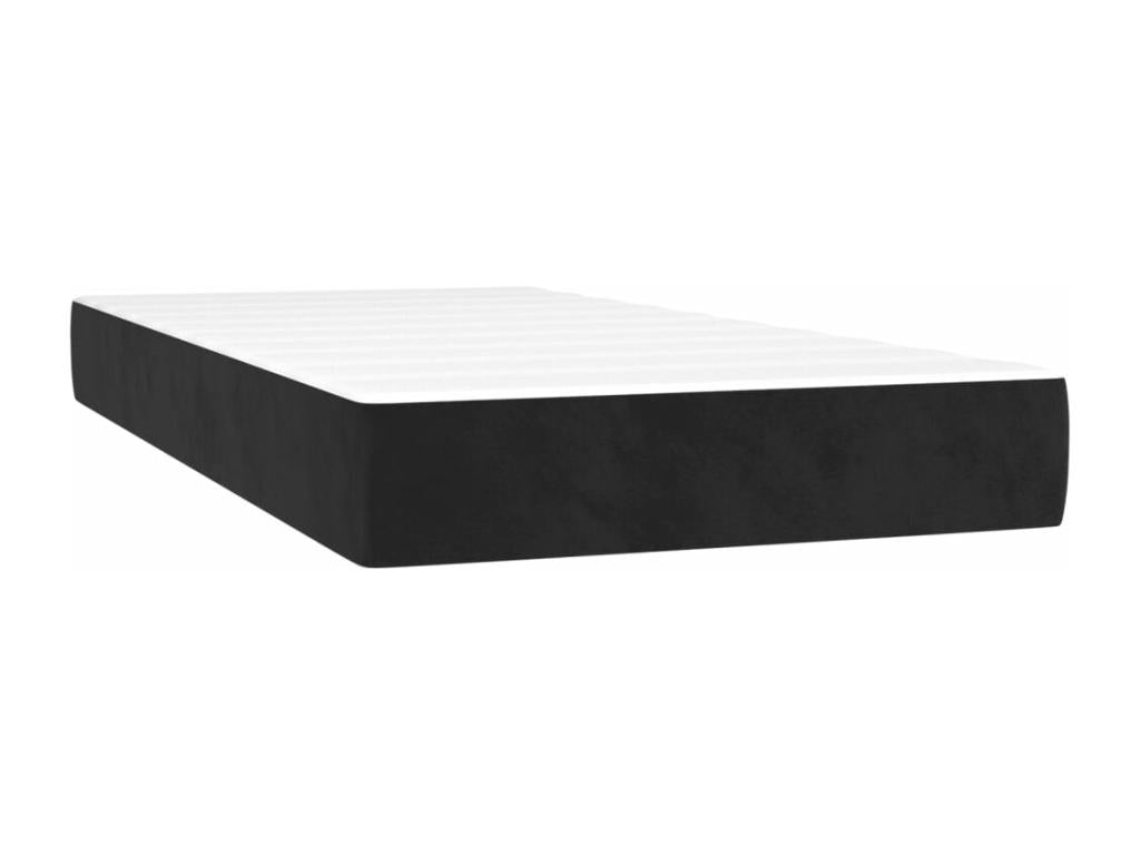 Domopure bed base with black velvet mattress 120x190 cm IMWZ54448