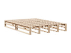 Bed frame without mattress 140x190 cm solid pine wood BVKY91707