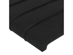 Black LED Headboard 144x5x78/88 cm Velvet ODAF00443