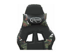 Gaming chair, black and camouflage faux leather, KBZV09758