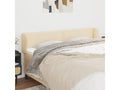 Headboard with wings, Cream, 163x23x78/88 cm, Fabric XMMK49433