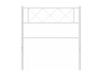 White metal headboard 100cm PZQA60286