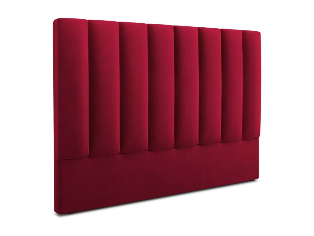 Domopure - Domopure 180x120cm red velvet headboard - 180x8x120cm XAQX70769