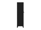 Black Locker Cabinet 38x45x180 cm Steel HNVC14004