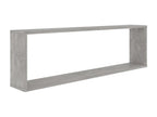 Chicyla wall shelves, 4 pcs, concrete grey, 100x15x30 FLVM83912