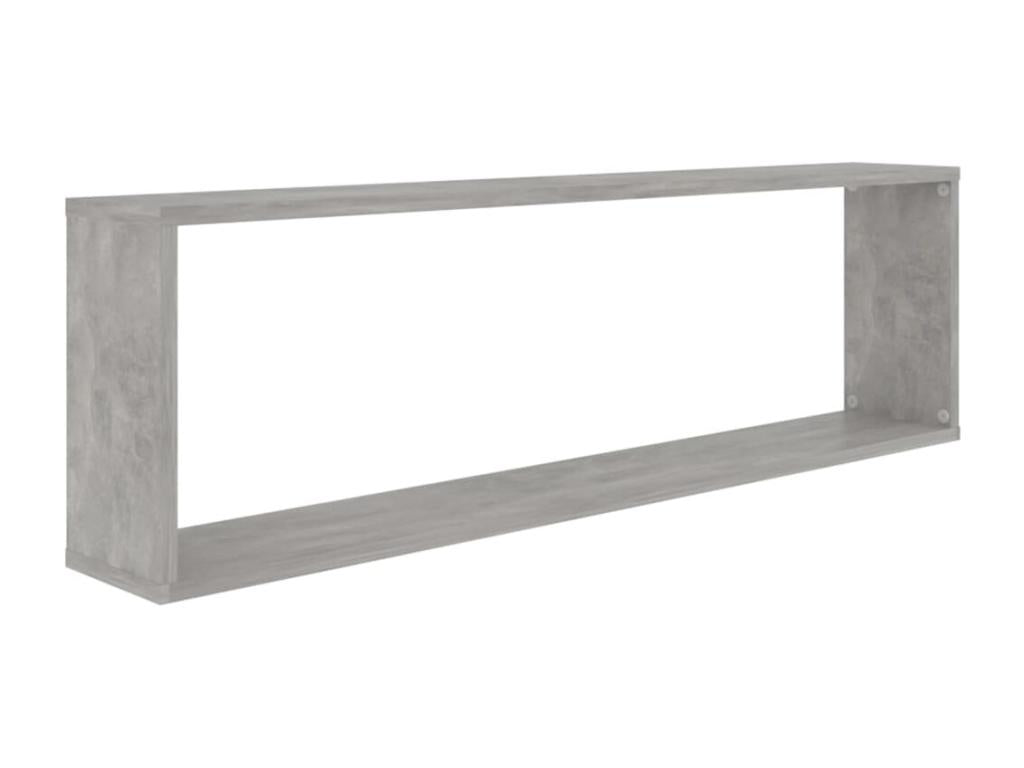 Chicyla wall shelves, 4 pcs, concrete grey, 100x15x30 FLVM83912
