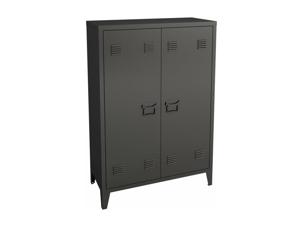Silver office locker cabinet 75x33x110 cm 03 0006335 BDAZ43012