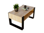 Domopure 92 Bardolino Coffee Table Oak / Black RJRB67056