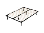 Domopure wood and steel bed base 120x190cm single and a half CREWS QCDW60035