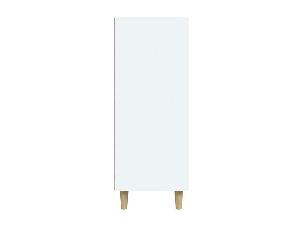 White sideboard 69.5x34x90 cm engineered wood QKYO55391