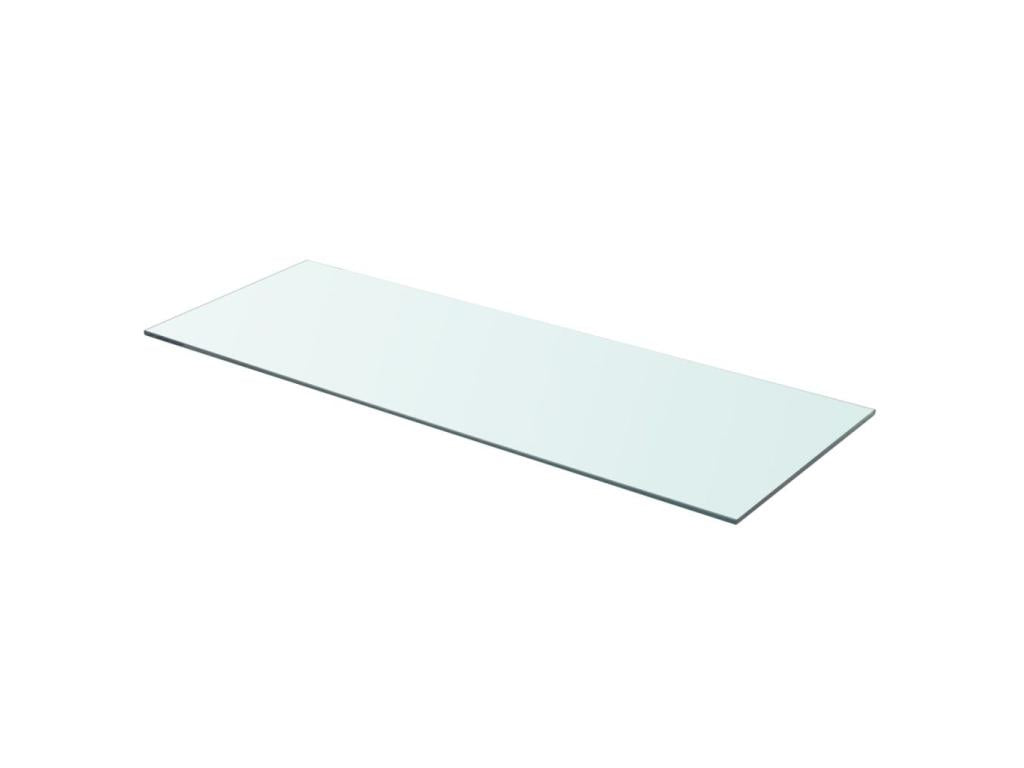 Clear glass shelf panel 80x30 COST55801