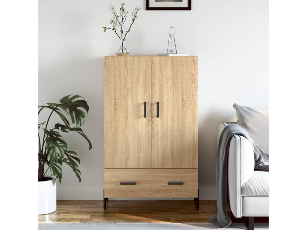 Chicyla oak sideboard, 69.5x31x115 cm, engineered wood, EQFR54419