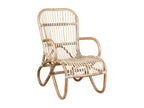 Cocoon armchair in natural rattan TTBF28797