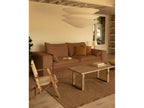 4-seater sofa in removable linen cover, tile color JUEC11073