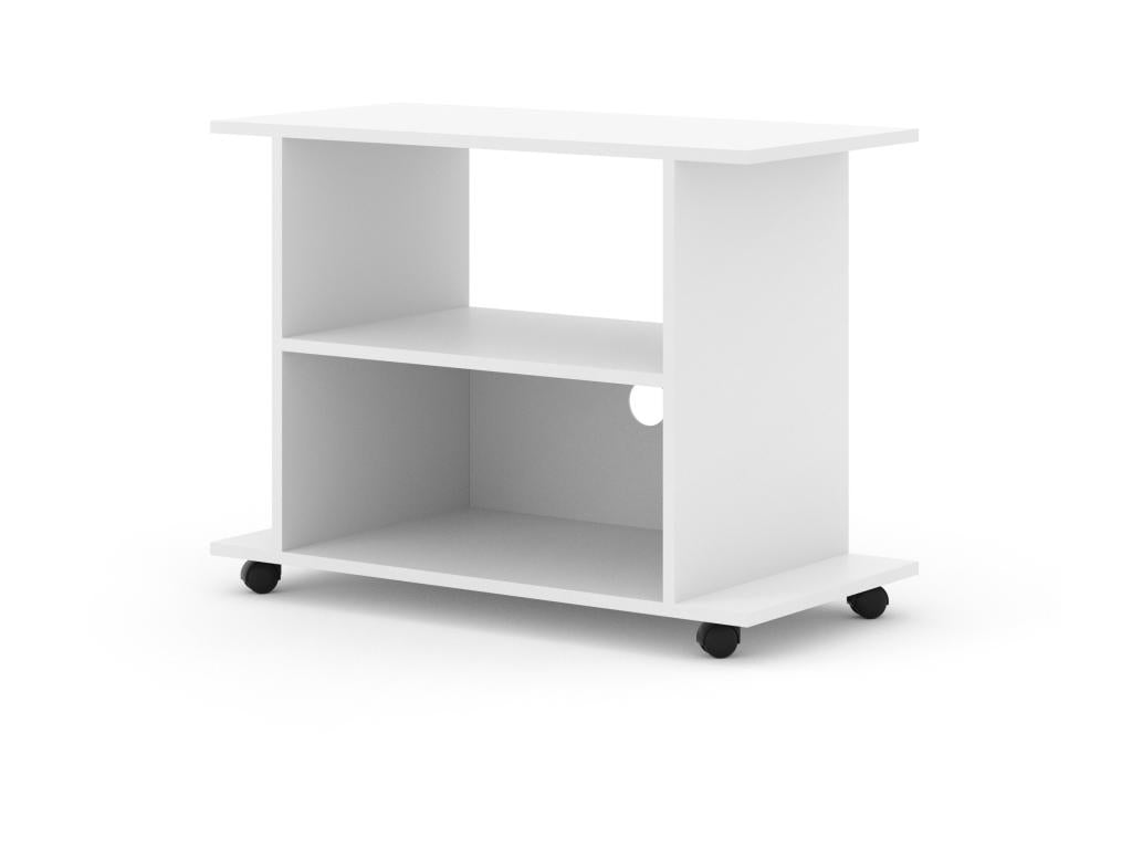 Chicyla 80cm TV stand with Chicyla matte white finish KMCQ74508