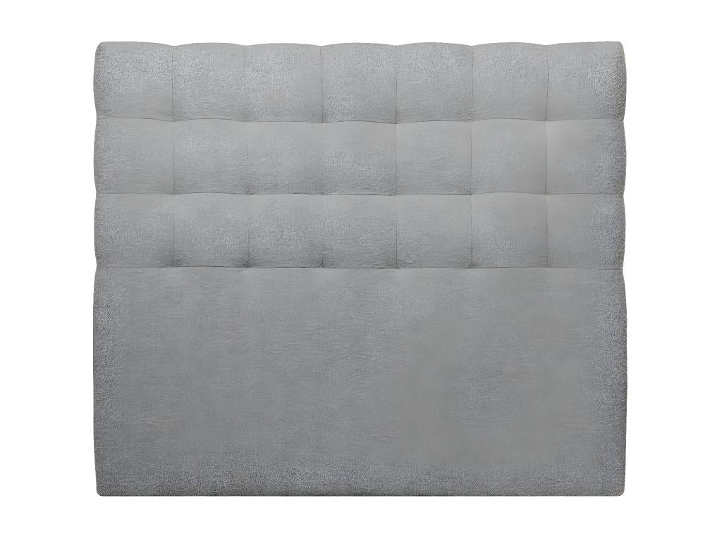 Upholstered Bouclette Headboard, Grey, 160 cm Wide - 10 cm Thick, Padded LKAT53083