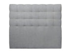 Upholstered Bouclette Headboard, Grey, 160 cm Wide - 10 cm Thick, Padded LKAT53083