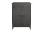 Silver office locker cabinet 75x33x110 cm 03 0006335 BDAZ43012