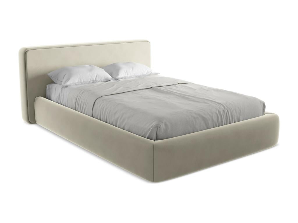 Velvet storage bed 140x200 - Chicyla XYTV02320