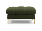 Domopure - Domopure pouf in green structural fabric - 60x60x41cm PFIF58927