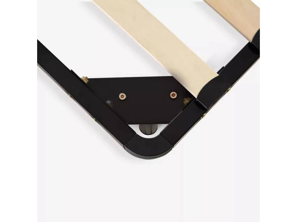 Domopure wood and steel bed base 120x190cm single and a half CREWS QCDW60035