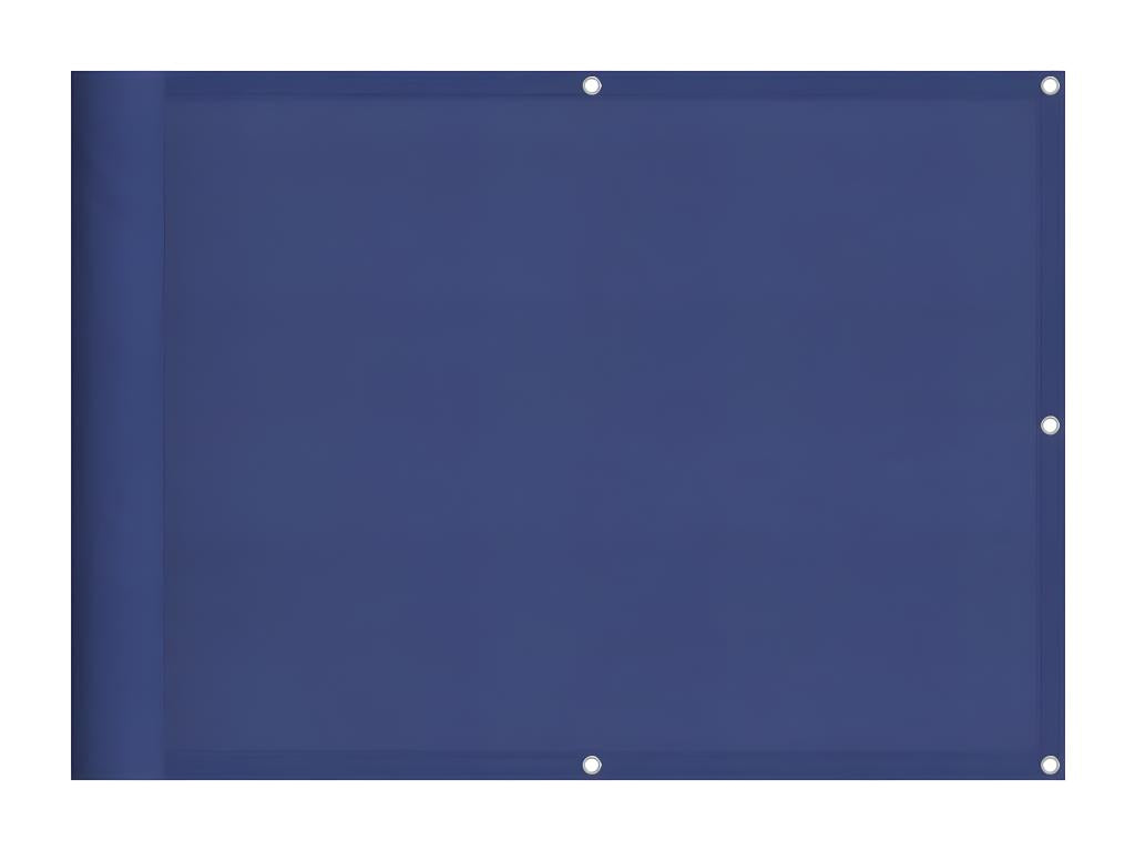 Blue balcony screen 75x1000 cm polyester Domopure QDVM08333