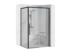 Domopure Solar Shower Cabin 80x100 Black BLOJ79884