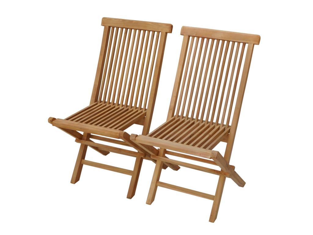 Chicyla teak garden furniture set - extendable oval table - 6 seats - Chicyla RIAA61055