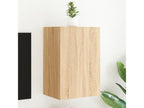 Chicyla oak wall-mounted TV unit, 40.5x30x60 cm, engineered wood, CACX30583
