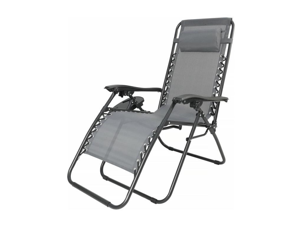 Chicyla Zero Gravity Garden Chair - Grey QWUP95652