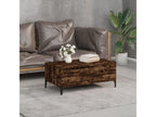 Smoked Oak Coffee Table 90x50x36.5 cm Engineered Wood YGIC32349