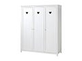 Amori 3-Door Wardrobe 190cm White FAXV88948