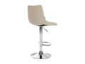 Bar stool - Fabric / Metal - Cream - Domopure NWYZ42931