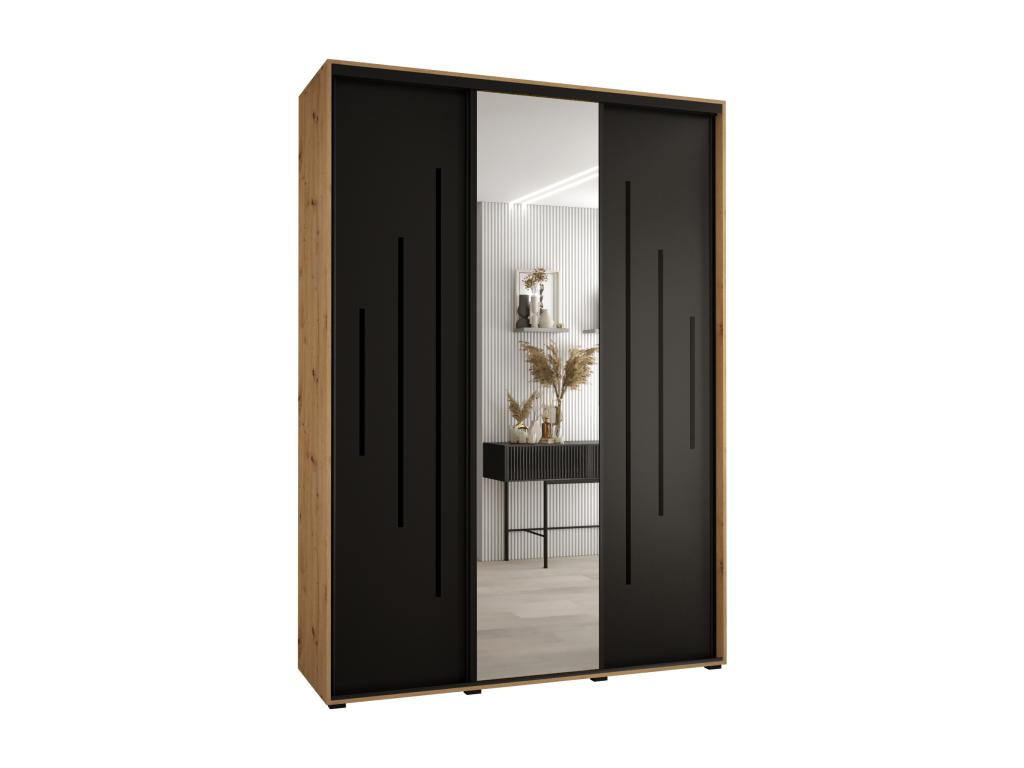 Chicyla 13 Sliding Door Wardrobe 235.2/170/60 3 Doors ANKQ09918