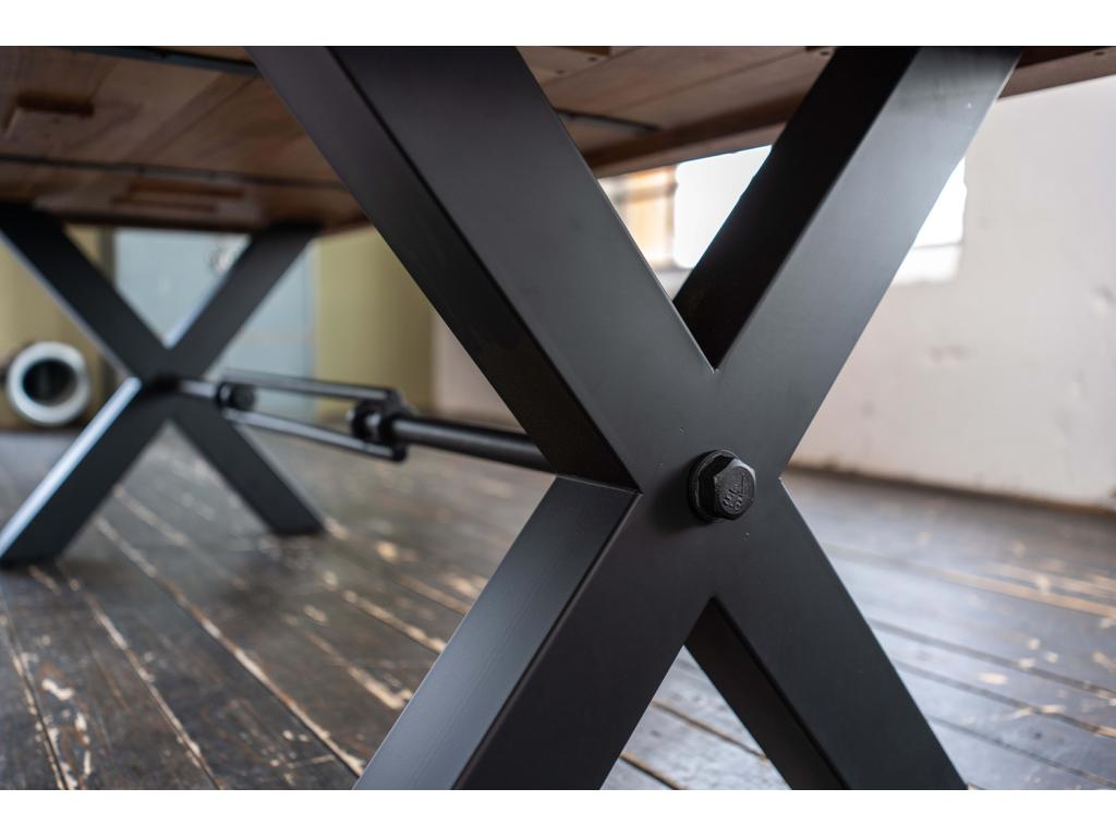 Table - brown Wood - 200x100 cm - Domopure DYCX47753