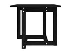 Coffee table, black, 50x50x45 cm, solid pine wood, 2 pieces, YLTR71671