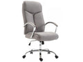 Office chair - Fabric / Chrome metal - Grey - XL Vaud LBDO42019
