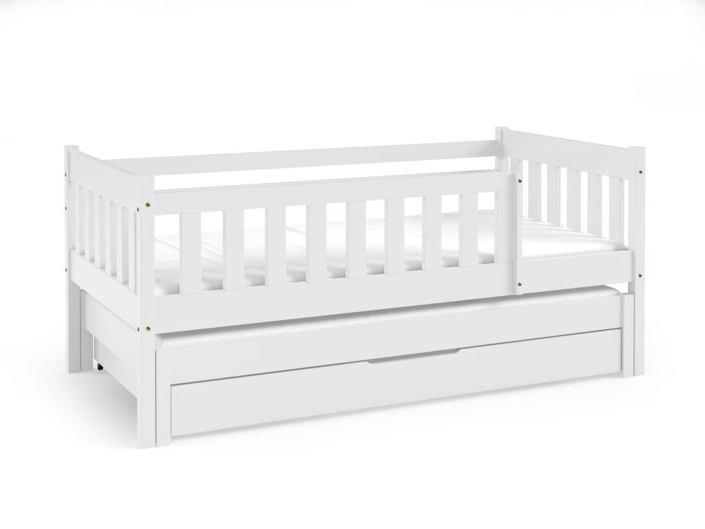 Chicyla Single Children's Bed 86x168x75 80x160 Cm White YRAP09465