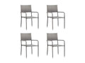 5-piece garden dining set, grey, EQGS66476
