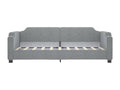 Light gray daybed 90x190 cm fabric SSZC20246