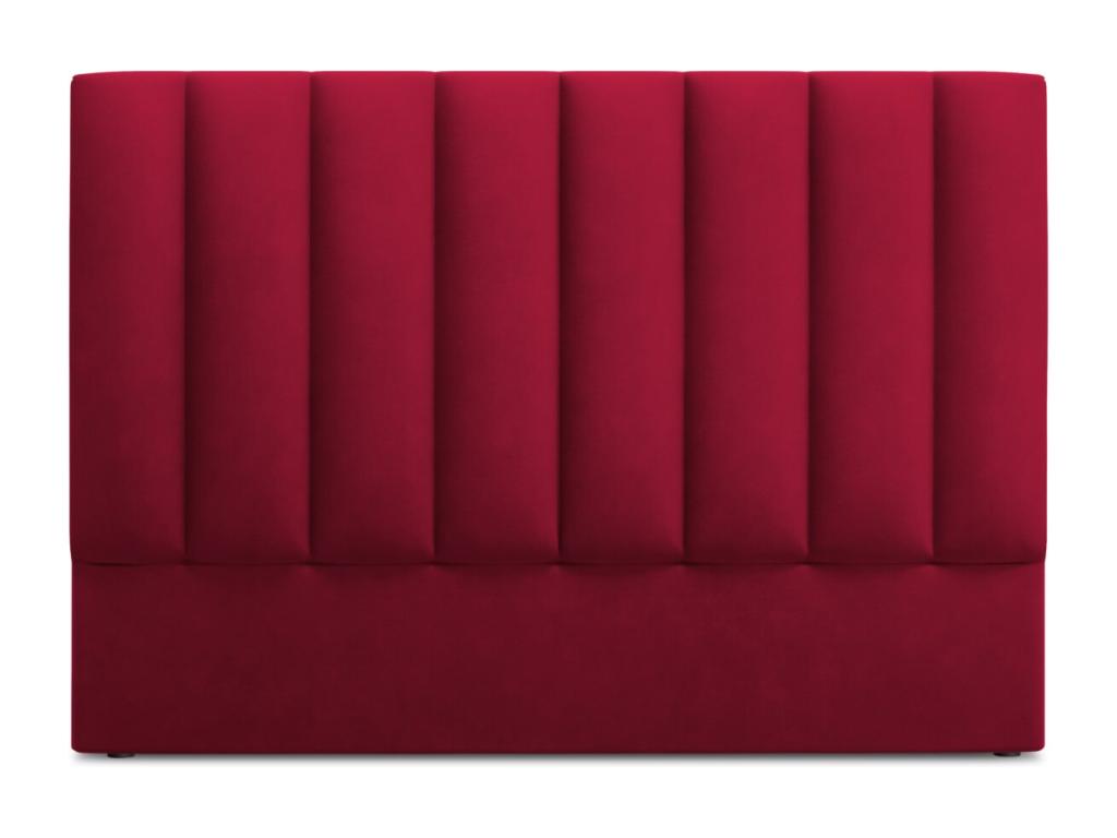 Domopure - Domopure 180x120cm red velvet headboard - 180x8x120cm XAQX70769
