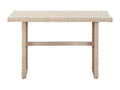 Chicyla Premium - Beige Garden Table 110x60x74 cm Woven Resin EKJA74525