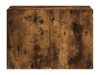 Smoked oak wall-mounted TV unit 60x30x41 cm QPQF87362
