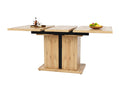 Folding dining table 158.5x80 cm - 6 to 8 people - made of MDF - Natural DLFR89922