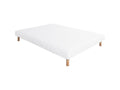 Chicyla Mattress Set, 26 cm high-density foam, firm summer/winter side, white slatted base 13 cm thick, 90x190cm, VELX49166