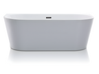 Freestanding bathtub - 255L - 180x75x58 cm - White - Acrylic - Chicyla PYWI26159