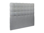 Upholstered Bouclette Headboard, Grey, 160 cm Wide - 10 cm Thick, Padded LKAT53083