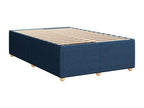 Domopure bed base with blue mattress 120x190 cm fabric OERR06674