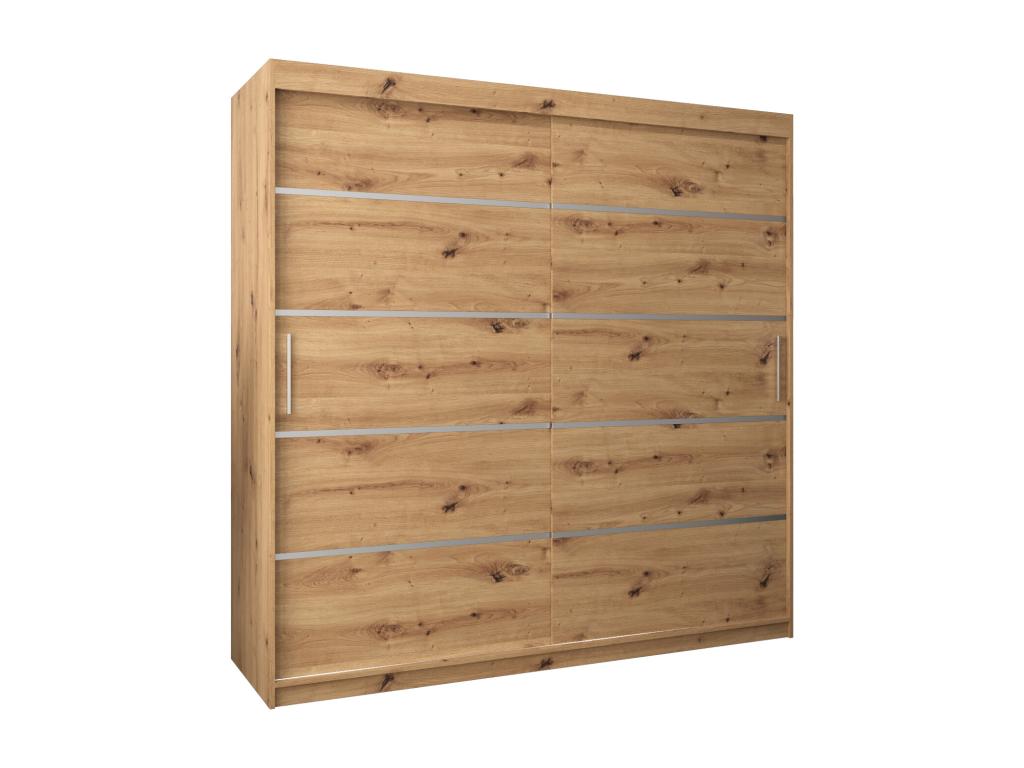 Domopure 1 Sliding Door Wardrobe 200/200/62 2 Doors Domopure BVMA01290